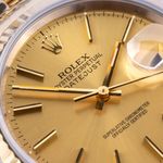Rolex Datejust 36 16233 (1993) - Champagne dial 36 mm Gold/Steel case (2/8)