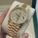 Rolex Day-Date 40 228238 (2023) - Diamond dial 40 mm Yellow Gold case (8/8)