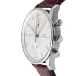 IWC Portuguese Chronograph IW371202 (Onbekend (willekeurig serienummer)) - Zilver wijzerplaat 41mm Staal (6/8)