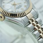 Rolex Lady-Datejust 69173 (1994) - Wit wijzerplaat 26mm Goud/Staal (6/8)