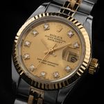 Rolex Lady-Datejust 69173 (1987) - 26mm Goud/Staal (3/8)