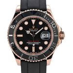 Rolex Yacht-Master 40 126655 (2023) - Black dial 40 mm Rose Gold case (1/8)