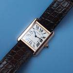 Cartier Tank Solo W5200024 (2021) - Zilver wijzerplaat 31mm Roségoud (3/6)