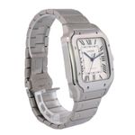 Cartier Santos WSSA0018 (2020) - Zilver wijzerplaat 40mm Staal (3/8)