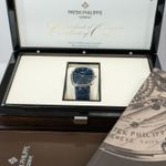 Patek Philippe Golden Ellipse 5738P-001 (2022) - Blue dial 35 mm Platinum case (4/4)