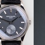 Patek Philippe Calatrava 6119G-001 (2023) - Grey dial 39 mm White Gold case (5/8)