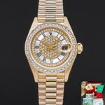 Rolex Lady-Datejust 69178 (1987) - Pearl dial 26 mm Yellow Gold case (1/8)