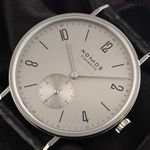 NOMOS Tangente Neomatik 143 (2024) - Grijs wijzerplaat 39mm Staal (3/7)