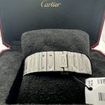 Cartier Santos WSSA0061 (2024) - Green dial 35 mm Steel case (5/8)