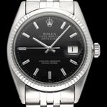 Rolex Datejust 1601 (1970) - Black dial 36 mm Steel case (1/8)