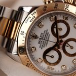 Rolex Daytona 116523 (2006) - Wit wijzerplaat 40mm Goud/Staal (4/8)