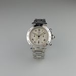 Cartier Pasha 1050 (Unknown (random serial)) - Silver dial 38 mm Steel case (2/8)