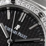 Audemars Piguet Royal Oak Lady 15451ST.ZZ.1256ST.01 (2013) - Black dial 37 mm Steel case (4/8)