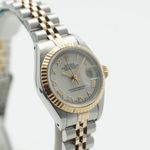 Rolex Lady-Datejust 69173 (1982) - Beige dial 26 mm Gold/Steel case (3/8)