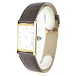 Cartier Tank Solo W5200004 (2013) - Silver dial 35 mm Yellow Gold case (2/6)