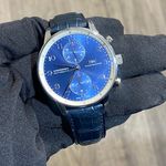 IWC Portuguese Chronograph IW371491 (Unknown (random serial)) - Blue dial 41 mm Steel case (1/1)