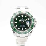 Rolex Submariner Date 116610LV (2013) - Groen wijzerplaat 40mm Staal (1/7)