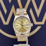 Rolex Day-Date 36 18038 (1986) - Champagne dial 36 mm Yellow Gold case (1/6)