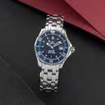 Omega Seamaster Diver 300 M 2583.80.00 (1995) - Blauw wijzerplaat 28mm Staal (1/8)