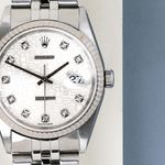 Rolex Datejust 36 16234 (1998) - Zilver wijzerplaat 36mm Staal (4/7)