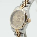 Rolex Lady-Datejust 179173 (2008) - Champagne dial 26 mm Gold/Steel case (5/8)