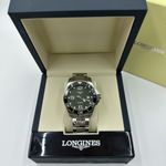 Longines HydroConquest L3.782.4.06.6 (2023) - Groen wijzerplaat 43mm Staal (3/8)