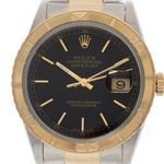 Rolex Datejust Turn-O-Graph 16263 (2002) - Black dial 36 mm Gold/Steel case (1/8)