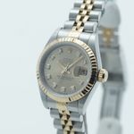 Rolex Lady-Datejust 69173 (1996) - Champagne dial 26 mm Gold/Steel case (4/8)