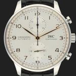 IWC Portuguese Chronograph IW371604 (2024) - Zilver wijzerplaat 41mm Staal (2/8)