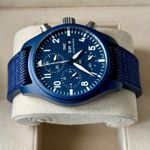 IWC Pilot Chronograph Top Gun IW389404 (2024) - Blauw wijzerplaat 42mm Keramiek (5/7)