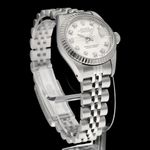 Rolex Lady-Datejust 69174 (1995) - Zilver wijzerplaat 26mm Staal (6/8)
