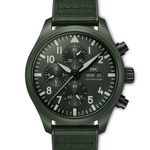 IWC Pilot Chronograph Top Gun IW389106 (2024) - Groen wijzerplaat 45mm Keramiek (1/1)