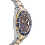 Rolex Submariner Date 16803 (1985) - Blue dial 40 mm Gold/Steel case (5/8)