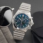 Breitling Chronomat 42 AB0134101L1A1 (Onbekend (willekeurig serienummer)) - Groen wijzerplaat 42mm Staal (1/8)