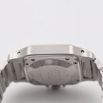 Cartier Santos 0902 (1990) - White dial 24 mm Gold/Steel case (3/8)