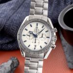 Omega Speedmaster Broad Arrow 3551.20.00 (Onbekend (willekeurig serienummer)) - Wit wijzerplaat 42mm Staal (3/8)