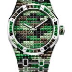 Audemars Piguet Royal Oak Selfwinding 15514BC.YY.1284BC.02 (2025) - Green dial 41 mm White Gold case (1/1)