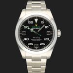 Rolex Air-King 116900 (2021) - Black dial 40 mm Steel case (2/7)