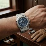 Audemars Piguet Royal Oak Chronograph 26300ST.OO.1110ST.03 (2009) - Blue dial 39 mm Steel case (2/8)