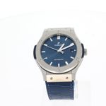 Hublot Classic Fusion Blue 511.NX.7170.LR (2025) - Blue dial 45 mm Titanium case (1/4)