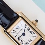 Cartier Tank Louis Cartier WGTA0352 (2026) - Silver dial 17 mm Yellow Gold case (3/8)