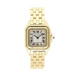 Cartier Panthère 1070 (1996) - White dial 22 mm Yellow Gold case (1/5)