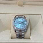 Rolex Day-Date 40 228396TBR (2024) - Blue dial 40 mm Platinum case (5/8)