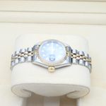 Rolex Lady-Datejust 69173 (1994) - Blauw wijzerplaat 26mm Goud/Staal (4/7)