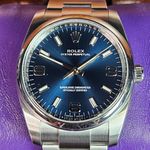 Rolex Oyster Perpetual 34 114200 (2020) - Blue dial 34 mm Steel case (2/5)