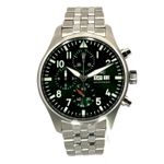 IWC Pilot Chronograph IW378006 (2024) - Groen wijzerplaat 43mm Staal (2/8)