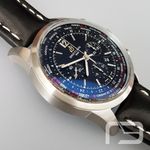 Breitling Transocean Chronograph AB0510U6/BC26-441X (2024) - Zwart wijzerplaat 45mm Staal (4/8)