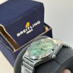 Breitling Chronomat 36 A10380101L1A1 (2024) - Groen wijzerplaat 36mm Staal (7/8)