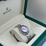 Rolex Lady-Datejust 279174 (2024) - Pink dial 28 mm Steel case (3/8)