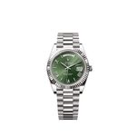 Rolex Day-Date 40 228239 (2025) - Groen wijzerplaat 40mm Witgoud (1/1)